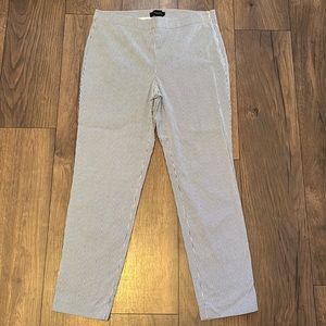 Talbots Chatham ankle pant blue and white size 10